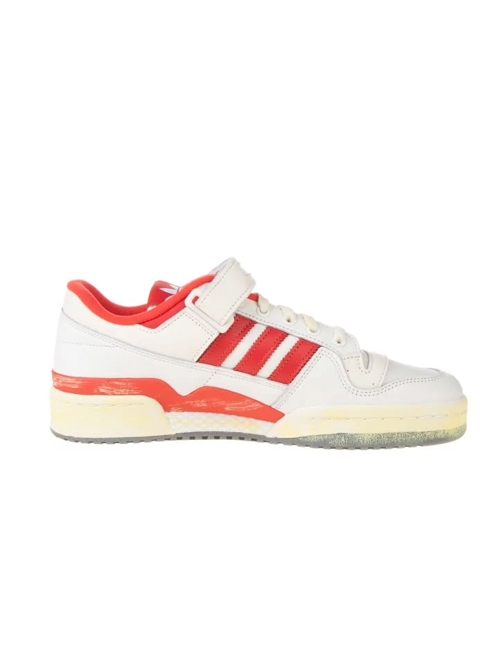 Leren sneakers "Forum 84" wit/rood ADIDAS Leren Sneakers "Forum 84" Wit/rood -LIMANGO WINKEL adidas leren sneakers forum 84 wit rood 1