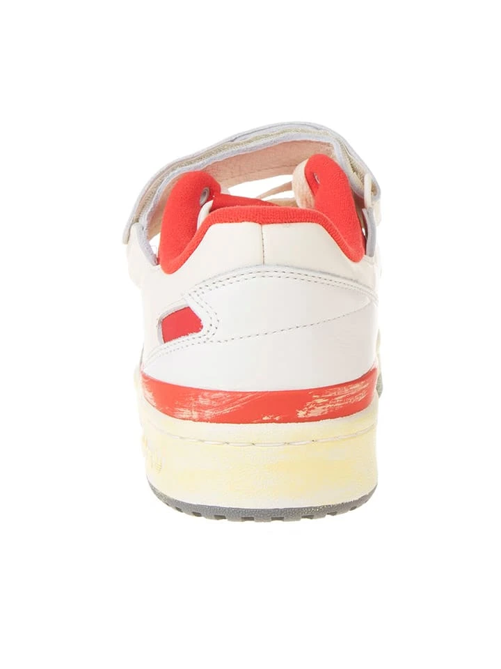 Leren sneakers "Forum 84" wit/rood ADIDAS Leren Sneakers "Forum 84" Wit/rood -LIMANGO WINKEL adidas leren sneakers forum 84 wit rood 2