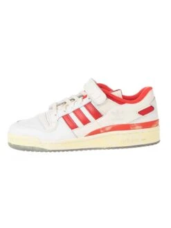 ADIDAS Leren Sneakers "Forum 84" Wit/rood