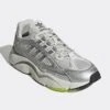 ADIDAS Leren Sneakers Wit/zilver/zilverkleurig
