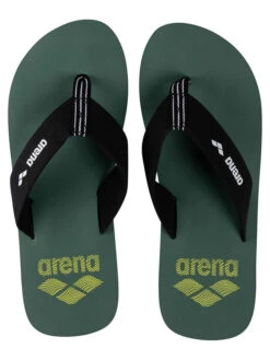Arena Teenslippers Kaki/zwart -LIMANGO WINKEL arena teenslippers kaki zwart 2
