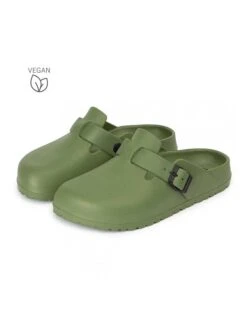 Clogs "Desalia" Olijfgroen