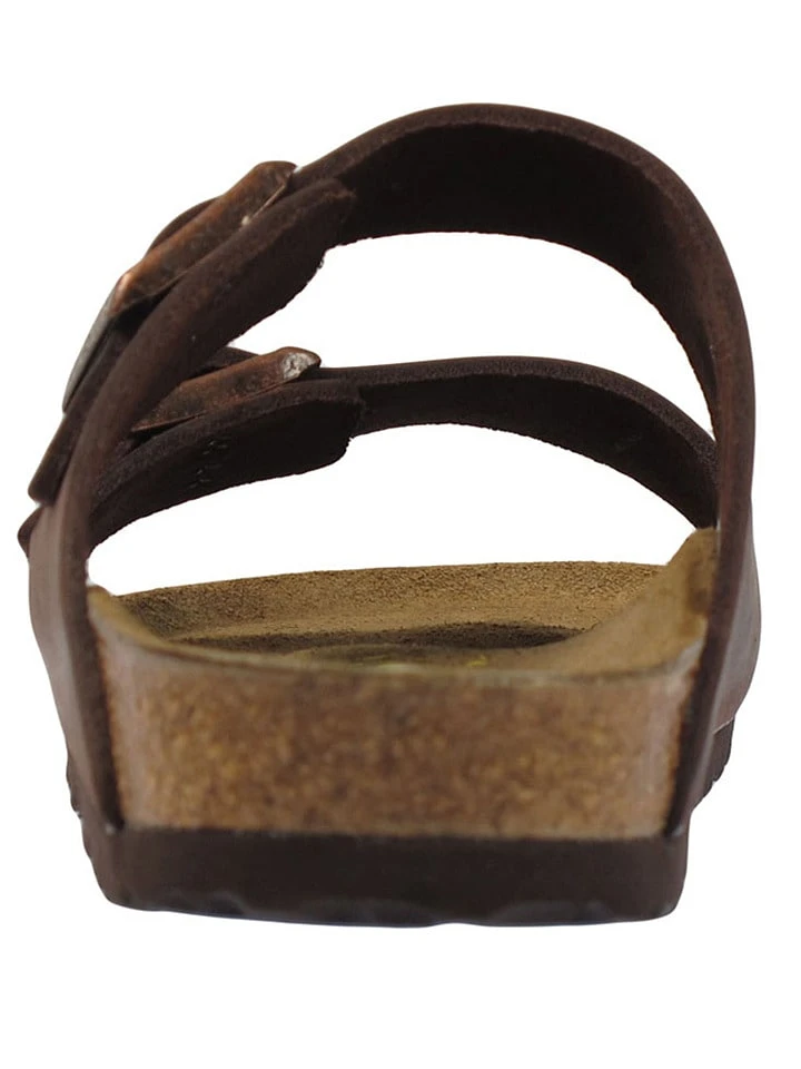 Leren slippers "Arizona" bruin - wijdte S Birkenstock Leren Slippers "Arizona" Bruin - Wijdte S -LIMANGO WINKEL birkenstock leren slippers arizona bruin wijdte s 4