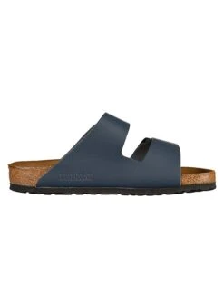 Birkenstock Leren Slippers "Arizona" Donkerblauw - Wijdte S 4 Birkenstock Leren Slippers "Arizona" Donkerblauw - Wijdte S -LIMANGO WINKEL birkenstock leren slippers arizona donkerblauw wijdte s 2