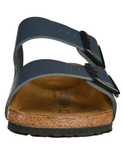Birkenstock Leren Slippers "Arizona" Donkerblauw - Wijdte S 5 Birkenstock Leren Slippers "Arizona" Donkerblauw - Wijdte S -LIMANGO WINKEL birkenstock leren slippers arizona donkerblauw wijdte s 3