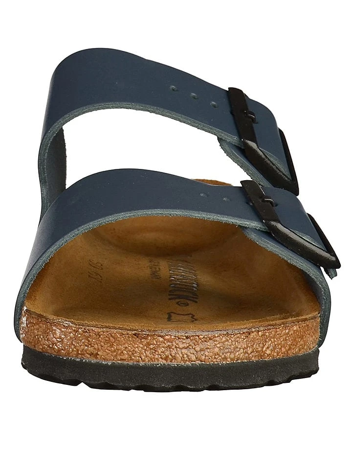 Leren slippers "Arizona" donkerblauw - wijdte S Birkenstock Leren Slippers "Arizona" Donkerblauw - Wijdte S -LIMANGO WINKEL birkenstock leren slippers arizona donkerblauw wijdte s 3