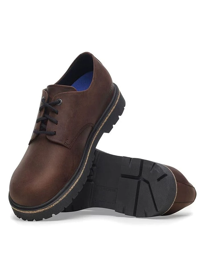 Leren veterschoenen "Highwood" bruin - wijdte S Birkenstock Leren Veterschoenen "Highwood" Bruin - Wijdte S -LIMANGO WINKEL birkenstock leren veterschoenen highwood bruin wijdte s 3