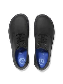 Birkenstock Leren Veterschoenen "Highwood" Zwart - Wijdte S -LIMANGO WINKEL birkenstock leren veterschoenen highwood zwart wijdte s 4