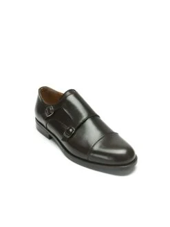 Leren Monkstraps Bruin -LIMANGO WINKEL british passport leren monkstraps bruin 1