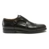 Leren Monkstraps Bruin -LIMANGO WINKEL british passport leren monkstraps bruin