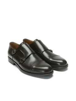 Leren Monkstraps Bruin -LIMANGO WINKEL british passport leren monkstraps bruin 4