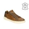 Bullboxer Leren Sneakers Cognackleurig