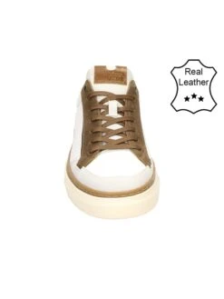 Bullboxer Leren Sneakers Wit/lichtbruin -LIMANGO WINKEL bullboxer leren sneakers wit lichtbruin 2
