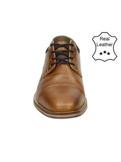Bullboxer Leren Veterschoenen Cognackleurig -LIMANGO WINKEL bullboxer leren veterschoenen cognackleurig 2