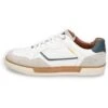 Camel Active Leren Sneakers "Bayland" Wit/donkerblauw -LIMANGO WINKEL camel active leren sneakers bayland wit donkerblauw
