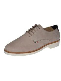 CINQUE Leren Veterschoenen "Giorgio" Beige