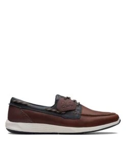 Clarks Leren Instappers "ATL Sail Go" Bruin