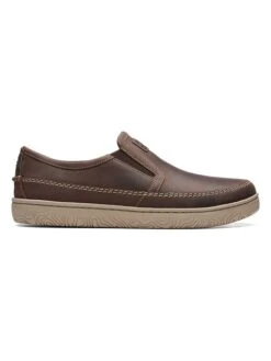 Clarks Leren Instappers "Hodson" Bruin