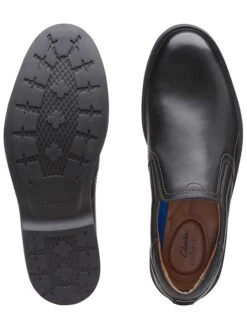 Clarks Leren Instappers "Malwood Easy" Zwart -LIMANGO WINKEL clarks leren instappers malwood easy zwart 6