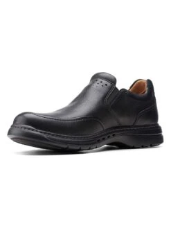 Clarks Leren Instappers "Un Brawley" Zwart -LIMANGO WINKEL clarks leren instappers un brawley zwart 3