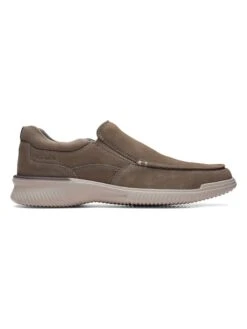 Clarks Leren Mocassins "Donaway" Taupe