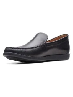 Clarks Leren Mocassins "Ferius Creek" Zwart -LIMANGO WINKEL clarks leren mocassins ferius creek zwart 3