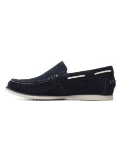 Clarks Leren Mocassins "Noonan" Donkerblauw -LIMANGO WINKEL clarks leren mocassins noonan donkerblauw 2