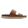 Clarks Leren Slippers "Sunder Coast" Lichtbruin