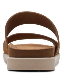 Clarks Leren Slippers "Sunder Coast" Lichtbruin -LIMANGO WINKEL clarks leren slippers sunder coast lichtbruin 5