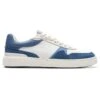 Clarks Leren Sneakers "CourtLite Race" Blauw/wit