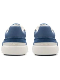 Clarks Leren Sneakers "CourtLite Race" Blauw/wit -LIMANGO WINKEL clarks leren sneakers courtlite race blauw wit 5