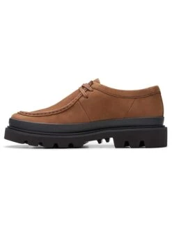 Clarks Leren Veterschoenen "Badell Seam" Lichtbruin -LIMANGO WINKEL clarks leren veterschoenen badell seam lichtbruin 1