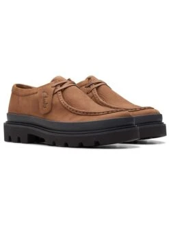Clarks Leren Veterschoenen "Badell Seam" Lichtbruin -LIMANGO WINKEL clarks leren veterschoenen badell seam lichtbruin 3