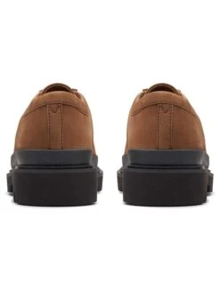 Clarks Leren Veterschoenen "Badell Seam" Lichtbruin -LIMANGO WINKEL clarks leren veterschoenen badell seam lichtbruin 4