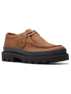 Clarks Leren Veterschoenen "Badell Seam" Lichtbruin -LIMANGO WINKEL clarks leren veterschoenen badell seam lichtbruin 6