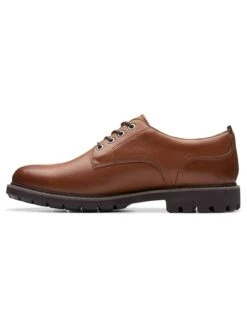 Voorkant -LIMANGO WINKEL clarks leren veterschoenen batcombetiegtx lichtbruin 1