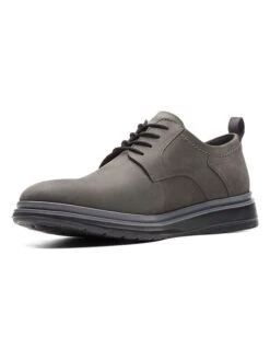 Clarks Leren Veterschoenen "Chantry" Grijs -LIMANGO WINKEL clarks leren veterschoenen chantry grijs 3