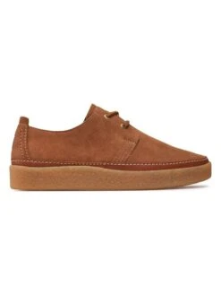 Clarks Leren Veterschoenen "Clarkwood" Lichtbruin
