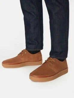 Clarks Leren Veterschoenen "Clarkwood" Lichtbruin -LIMANGO WINKEL clarks leren veterschoenen clarkwood lichtbruin 4