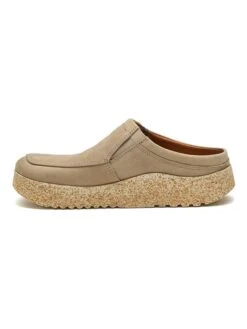 Leren Clogs Beige -LIMANGO WINKEL comfortfusse leren clogs beige 2