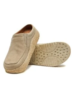 Leren Clogs Beige -LIMANGO WINKEL comfortfusse leren clogs beige 3