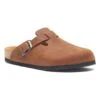 Leren Clogs Bruin -LIMANGO WINKEL comfortfusse leren clogs bruin