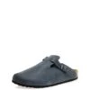 Leren Clogs Donkerblauw -LIMANGO WINKEL comfortfusse leren clogs donkerblauw
