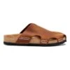 Leren Clogs Lichtbruin -LIMANGO WINKEL comfortfusse leren clogs lichtbruin