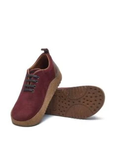 Leren Enkelschoenen Bordeaux 6 Leren Enkelschoenen Bordeaux -LIMANGO WINKEL comfortfusse leren enkelschoenen bordeaux 4