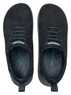 Leren Instappers Zwart -LIMANGO WINKEL comfortfusse leren instappers zwart 4