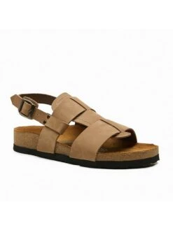 Leren Sandalen "Likya" Beige