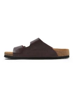 Leren Slippers Bordeaux -LIMANGO WINKEL comfortfusse leren slippers bordeaux 2