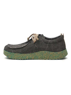 Veterschoenen Groen/zwart -LIMANGO WINKEL comfortfusse veterschoenen groen zwart 2