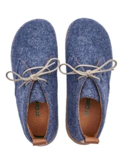 Wollen Veterschoenen Donkerblauw -LIMANGO WINKEL comfortfusse wollen veterschoenen donkerblauw 4